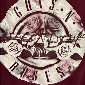 Burgundy Graphic Tee